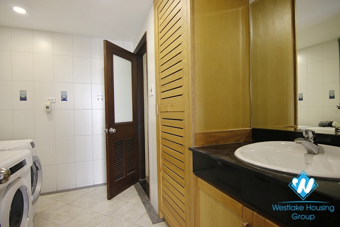 Four-room ambassador-sized apartment for rent in a quiet alley in the heart of Hoan Kiem district
